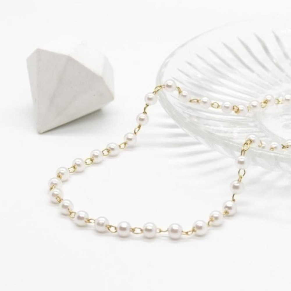 Beaded Pearl Necklace